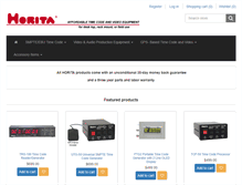 Tablet Screenshot of horita.com